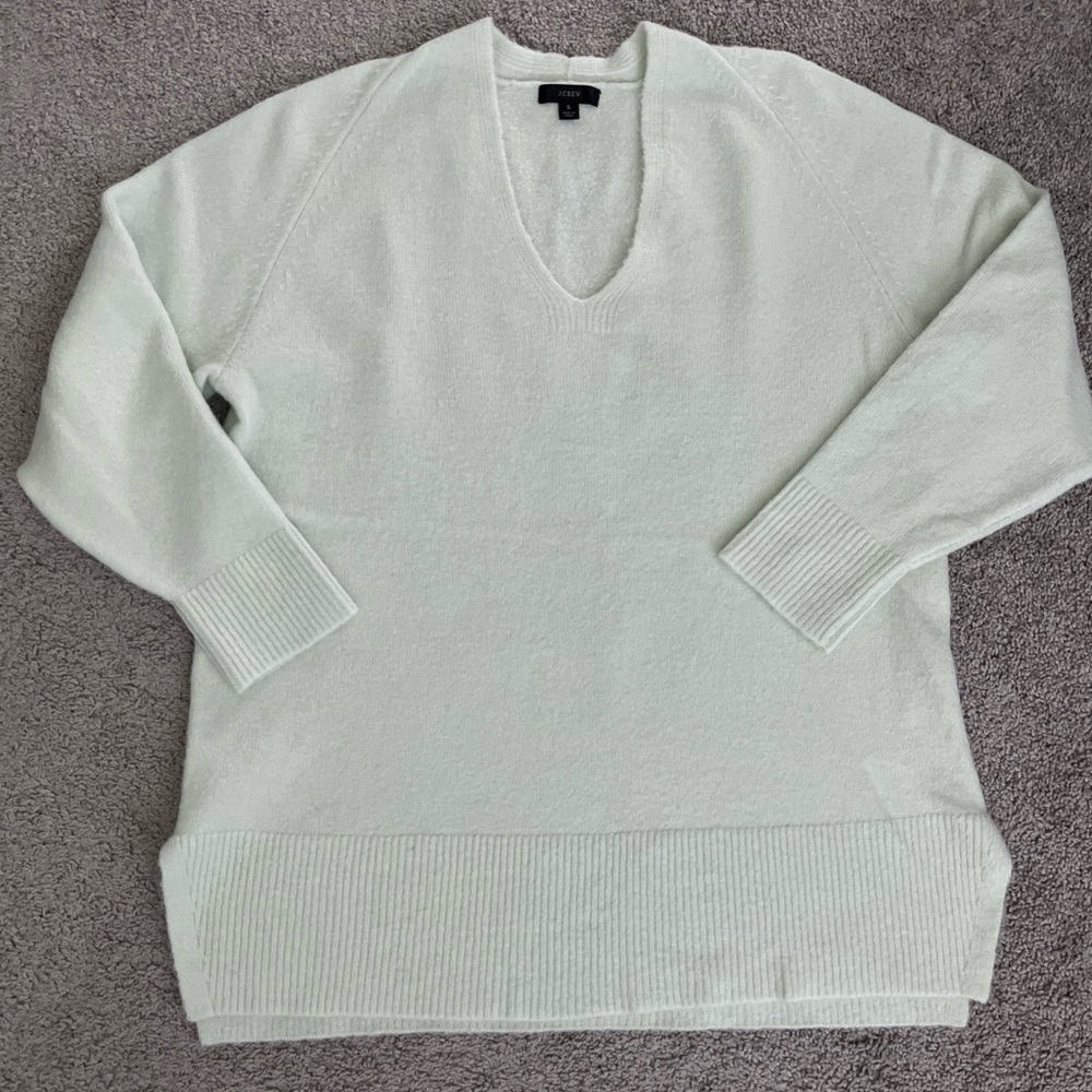 J. Crew Oversized Tunic Sweater Wool Blend Size S